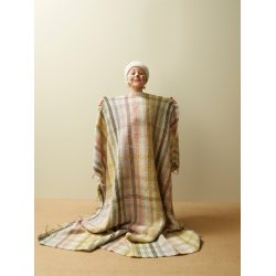 Babypledd- strikkekit (norsk opskrift) Finull - Farver som p foto