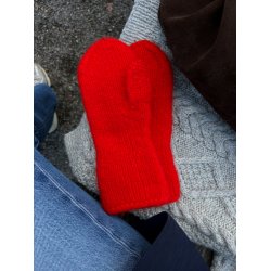 Tovede turvotter - strikkekit, OBS norsk opskrift - str. 3-5 �r