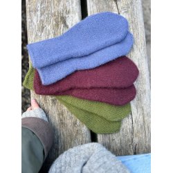 Tovede turvotter - strikkekit, OBS norsk opskrift - str. 3-5 �r