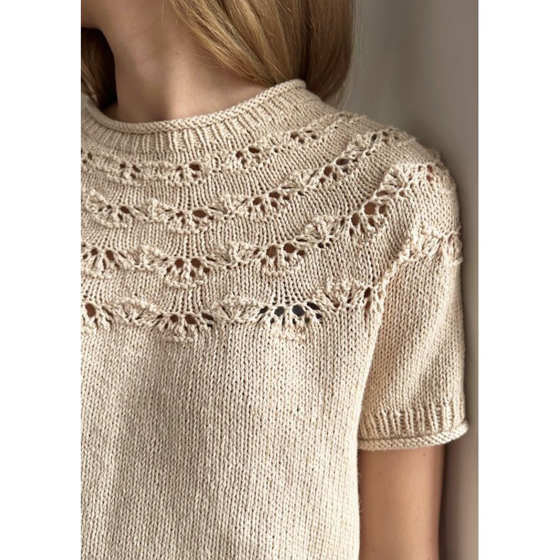 Noomi Tee - garnpakke. Petunia Rauma Garn - 4XL