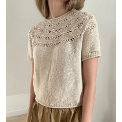 Noomi Tee - garnpakke. Petunia Rauma Garn - 4XL