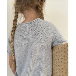 Plain Yoke Tee 20 junior - garnpakke, Petunia - 2 (4) �r