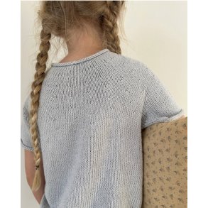 Plain Yoke Tee 20 junior - garnpakke, Petunia - 2 (4) �r