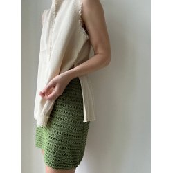 Skirt no. 2 - garnpakke (Knitting for Olive merino og pure silk) - str 7 (8) 9