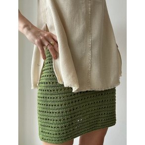 Skirt no. 2 - garnpakke (Knitting for Olive merino og pure silk) - str. 0 (1) 2 