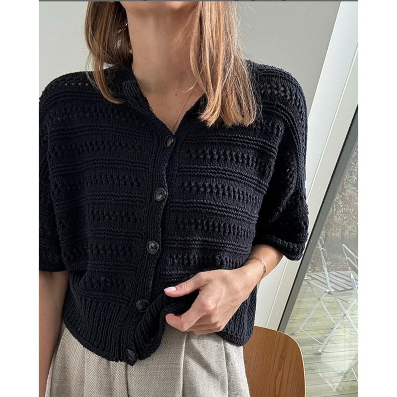 Lacey Loop Cardigan - garnpakke, Pure Silk fra Knitting for Olive - str XL (2XL)