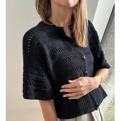 Lacey Loop Cardigan - garnpakke, Pure Silk fra Knitting for Olive - str XL (2XL)