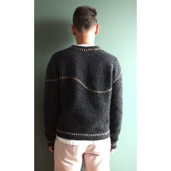 Glazejumper, ensfarvet - garnpakke, Lamauld (CaMaRose) - 1