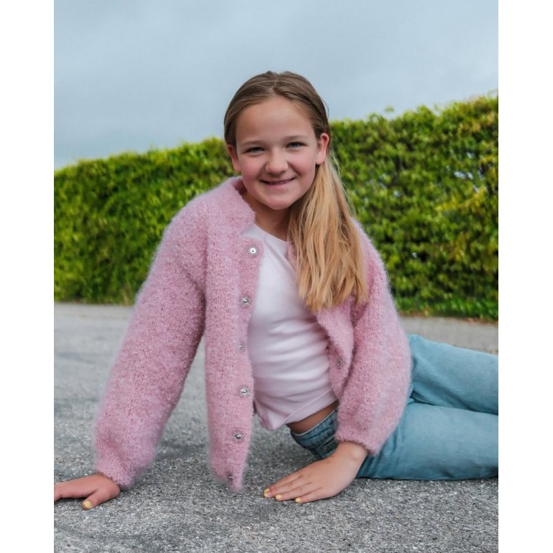 Cocoon Jakke Junior - garnpakke, Mohair by Canard - (11-12) 13-14 r