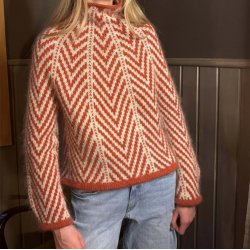 Arrow Sweater - garnpakke, indeholder KUN garn (Norsk opskrift) - XS (S)