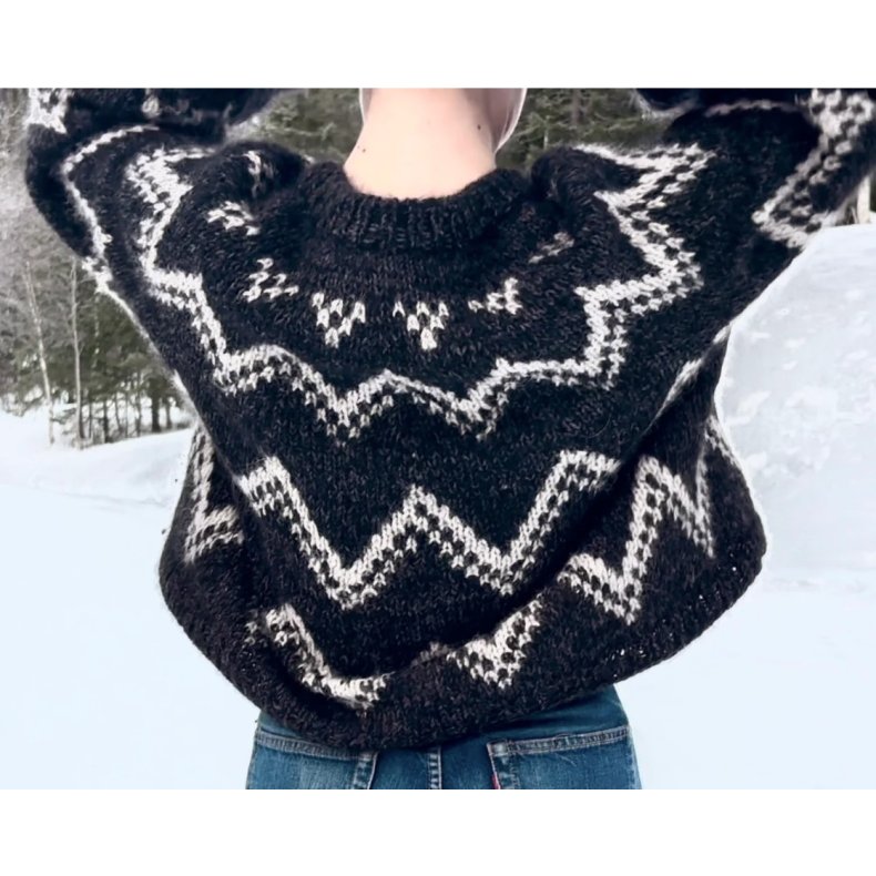 Horisont Sweater - garnpakke, indeholder KUN garn - M -XL