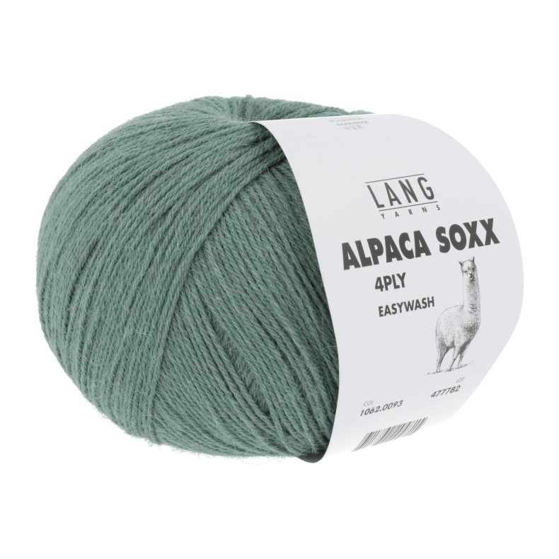 Alpaca Soxx 4 ply Havgr&oslash;n (93)
