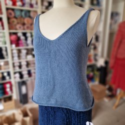 Svalerot Singlet - strikkekit (OBS opskrift p� norsk) - M (L)