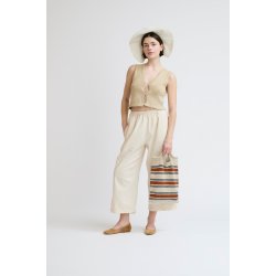 Piazzaveske - strikkkekit, OBS opskriften er p� norsk.