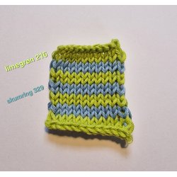 Stripe Overload Polo - Strikkekit - L (XL)