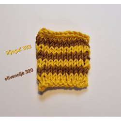 Stripe Overload Polo - Strikkekit - L (XL)