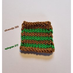 Stripe Overload Polo - Strikkekit - L (XL)