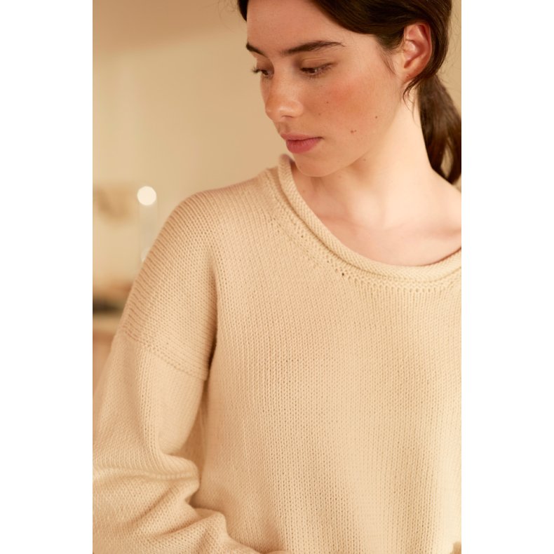 Emina Sommergenser- strikkekit (NORSK OPSKRIFT), Tjukk Bomull - M