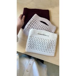 Heia miniveske - strikkekit, OBS opskriften er p� norsk