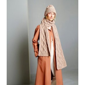 Blge trklde og hue - strikkekit, Vams (norsk) - one size