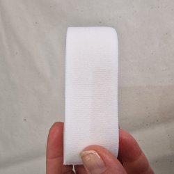 Hvid elastik i meterml