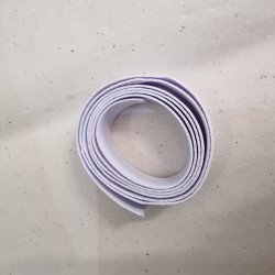 Hvid elastik i meterml