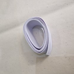 Hvid elastik i meterml