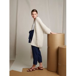 Rillejakke kit, Alpakka Lin - XS (S) M