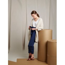 Rillejakke kit, Alpakka Lin - XS (S) M