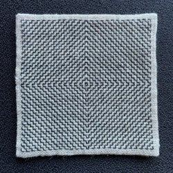 Blackwork kaffebrikker Broderikit 