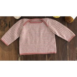 Babyundertrje med bdhals str. 2-6 mdr.