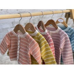 Kajas Cardigan (kologisk Sommeruld) - strikkekit - 4 r