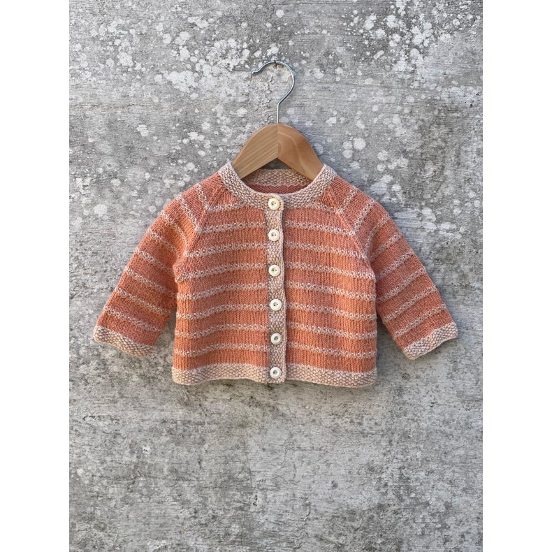 Kajas Cardigan (kologisk Pima Bomuld) - strikkekit - 0 r