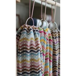 Hklet zigzag-babytppe - hklekit, CaMaRose kologisk Sommeruld - vlg selv farverne