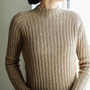 Classic Rib - strikkekit, merino+soft silk mohair - Teen