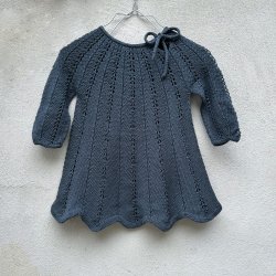 Bregne Kjole - strikkekit (merino) - 4 r