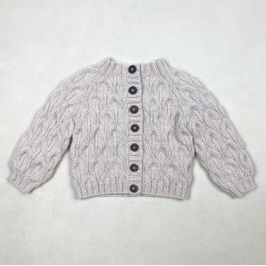 Olive Cardigan baby - strikkekit - 12 (18/24) mdr