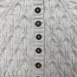 Olive Cardigan baby - strikkekit - 3 (6-9) mdr