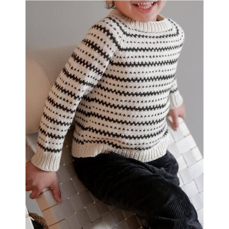 Katholt Sweater, barn - strikkekit - 6 r