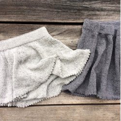 Olives Swing Skirt - strikkekit, Pure Silk - 1 (2) r