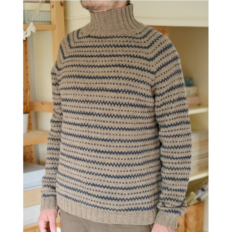 Katholt Sweater, mand - strikkekit - 2XL