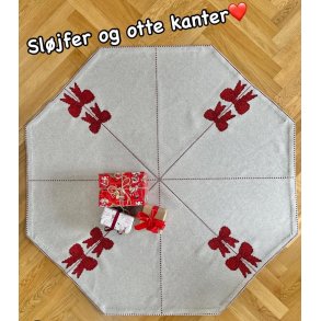 Sljfer - ottekantet juletrstppe - broderikit - bestillingsvare