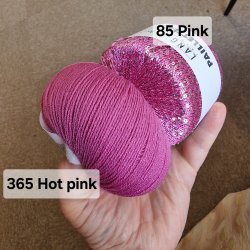 99 Sequin Top - strikkekit - L (XL)