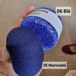 99 Sequin Top - strikkekit - L (XL)