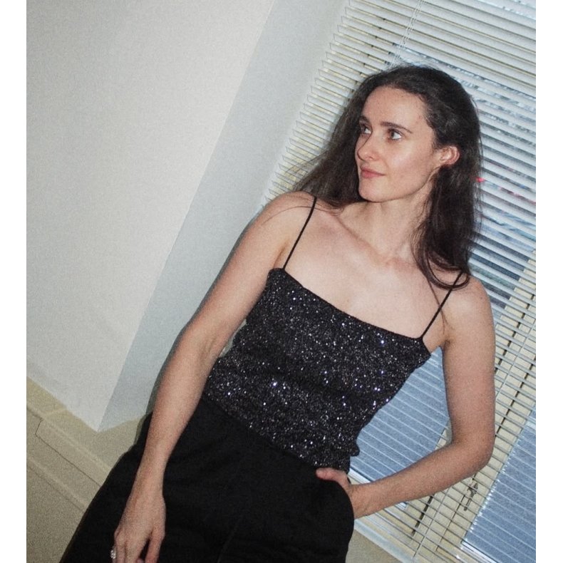 99 Sequin Top - strikkekit - L (XL)