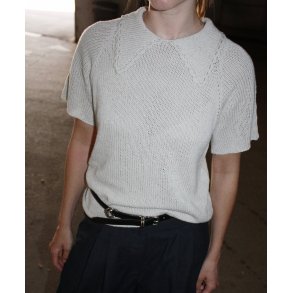 Lace PoloTee - strikkekit, Pure Silk - XS (S)