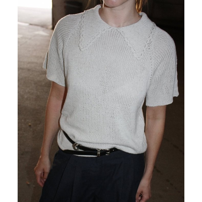 Lace PoloTee - strikkekit, Pure Silk - M (L)