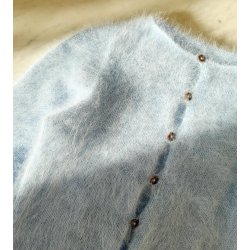 Holy Cardigan - strikkekit, Angora - XS