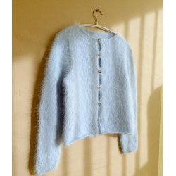 Holy Cardigan - strikkekit, Angora - XS