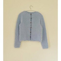 Holy Cardigan - strikkekit, Angora - XS